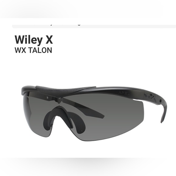 Wiley X Accessories Wiley X Talon Mens Black Sunglasses